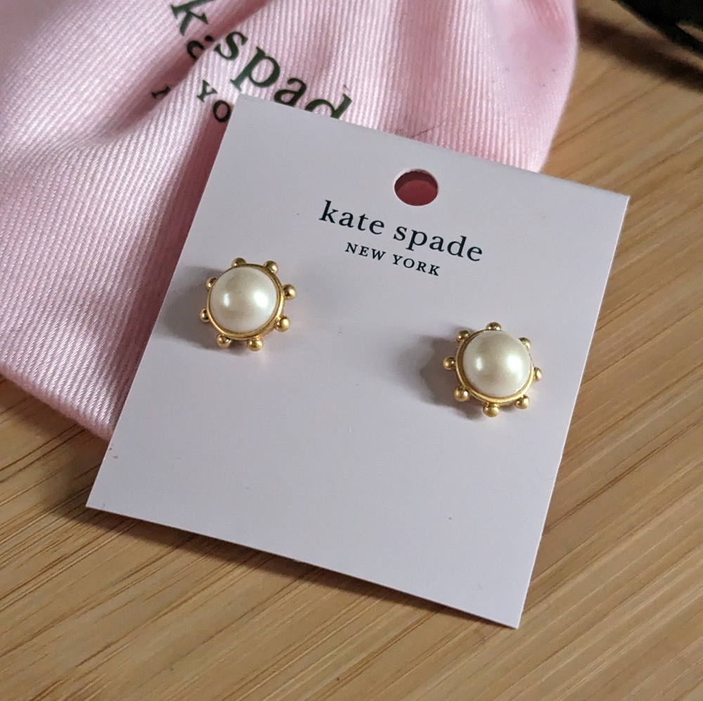 Kate Spade Flying Colors Pearl Earrings